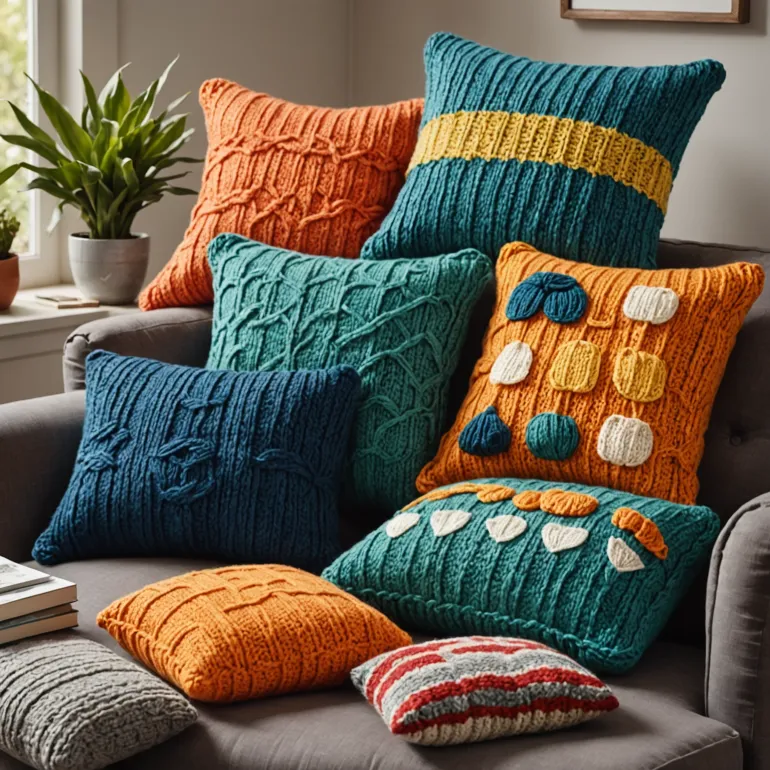 Прикольные вязаные подушки: Схемы и идеи вязаных подушек с приколами