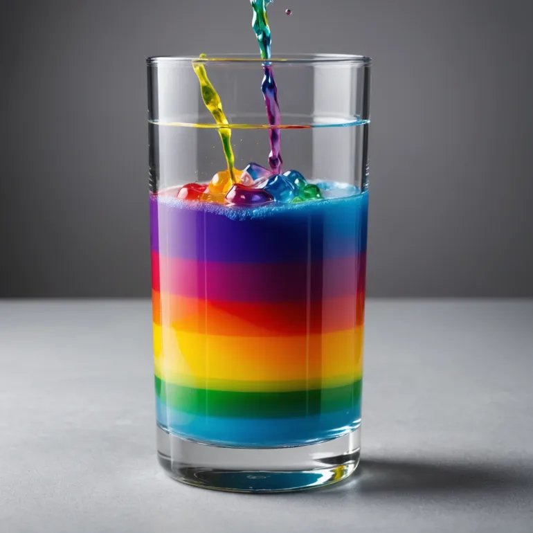 Как сделать радугу в стакане: удивительный эксперимент с сахаром для всей семьи