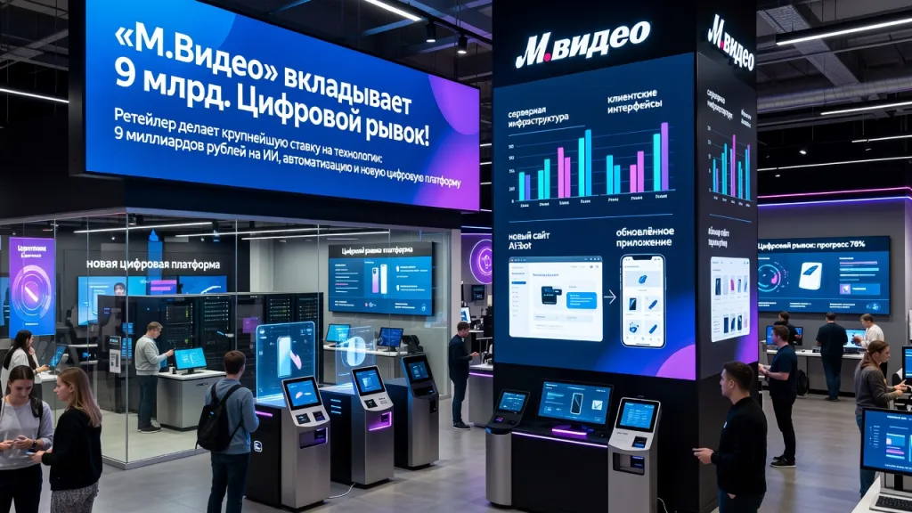 «М.Видео» вкладывает 9 млрд. Цифровой рывок!