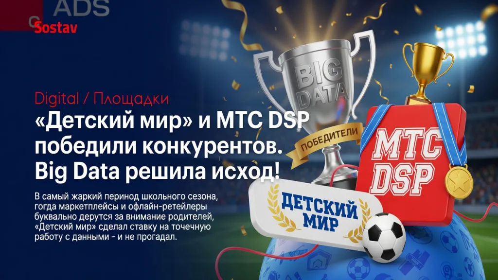 «Детский мир» и МТС DSP победили конкурентов. Big Data решила исход!