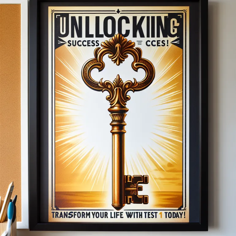 Unlocking Success: Transform Your Life with Test1's Revolutionary Power